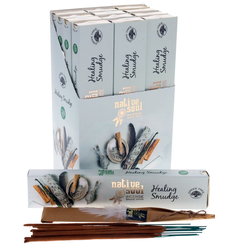 Green Tree Native Soul Healing Smudge Premium Incense Sticks (15gm)
Box