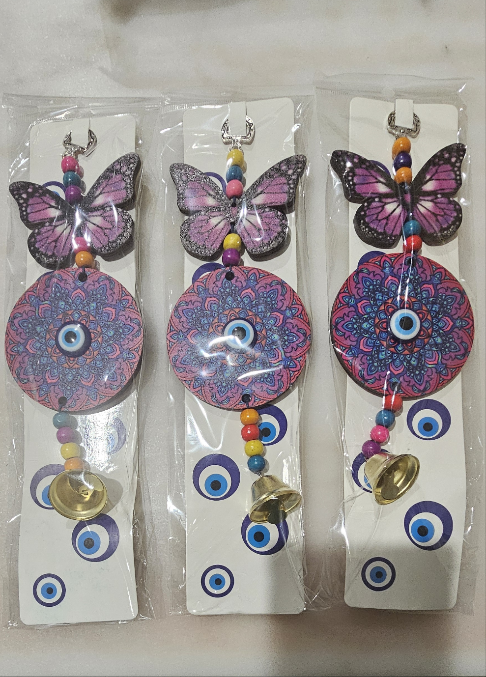 Butterfly Evil Eye Mobile