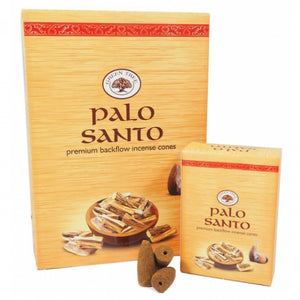 Green Tree Palo Santo Backflow Incense Cone