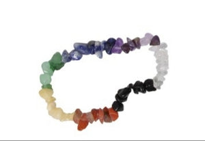 Seven Chakra Colour Gemstones Bracelet - My Wish List Gifts