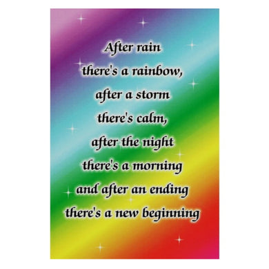 Rainbow Inspiration Triskele Art Greeting Card - My Wish List Gifts