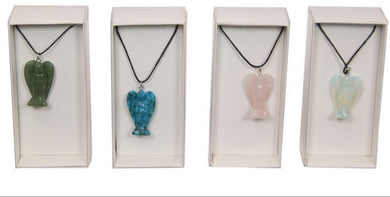 Gemstone Guardian Angel Pendant - My Wish List Gifts