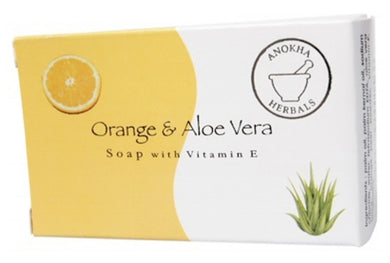 Anokha Orange and Aloe Vera  Vegetable Based Herbal  Soap - My Wish List Gifts