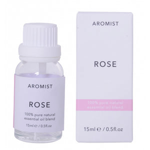 Aromist Rose 100% Pure Natural Essential Oil Blend - 15ml Single Bottle