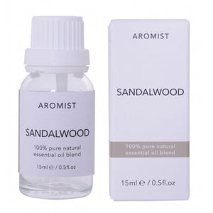 Aromist Sandalwood 100% Pure Natural Essential Oil Blend - 15ml Single Bottle