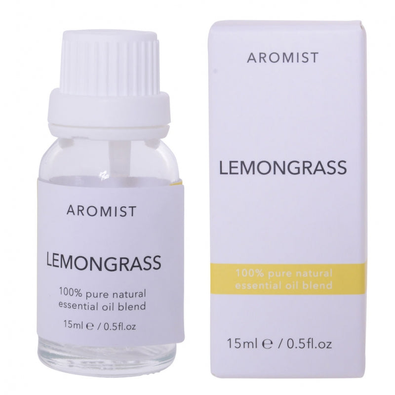 Aromist Lemongrass 100% Pure Natural Essential Oil Blend - 15ml Single Bottle