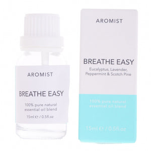 Aromist Breathe Easy 100% Pure Natural Essential Oil Blend - 15ml Single Bottle