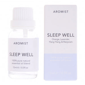 Aromist Sleep Well 100% Pure Natural Essential Oil Blend - 15ml Single Bottle