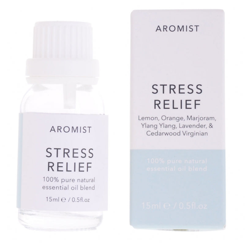 Aromist Stress Relief 100% Pure Natural Essential Oil Blend - 15ml Single Bottle