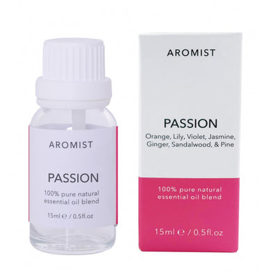 Aromist Passion 100% Pure Natural Essential Oil Blend - 15ml Single Bottle