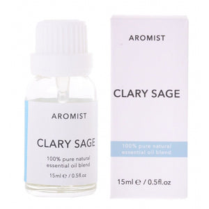 Aromist Clary Sage 100% Pure Natural Essential Oil Blend - 15ml Single Bottle