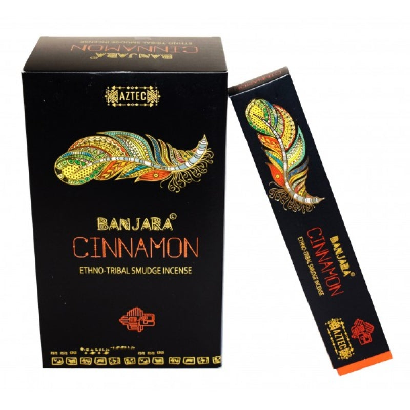 Banjara Cinnamon Ethno-Tribal Smudge Incense Sticks (15gm)