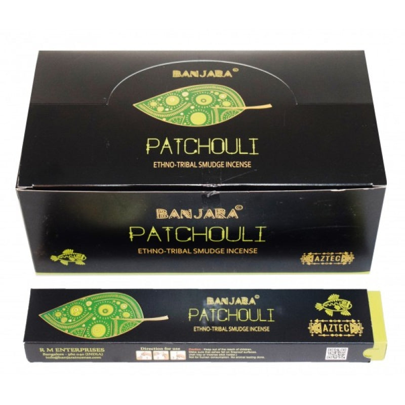 Banjara Patchouli Ethno-Tribal Smudge Incense Sticks (15gm)