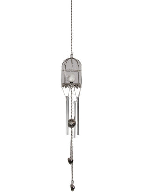 Silver Bird Cage Windchime - My Wish List Gifts