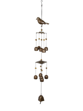 Bird Brass Bells Wind Chime