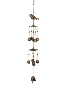 Bird Brass Bells Wind Chime