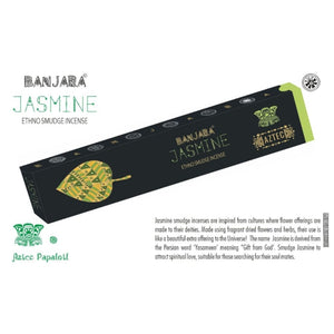 Banjara Jasmine Ethno-Tribal Smudge Incense Sticks (15gm)