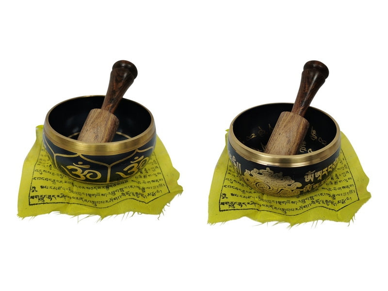 Gold Brass Hand Tuned Tibetan Singing Bowls - My Wish List Gifts