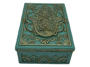 Hamsa Hand Design Tarot Box