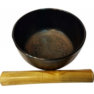 Buddha Bronze Hand Tuned Tibetan Singing Bowl