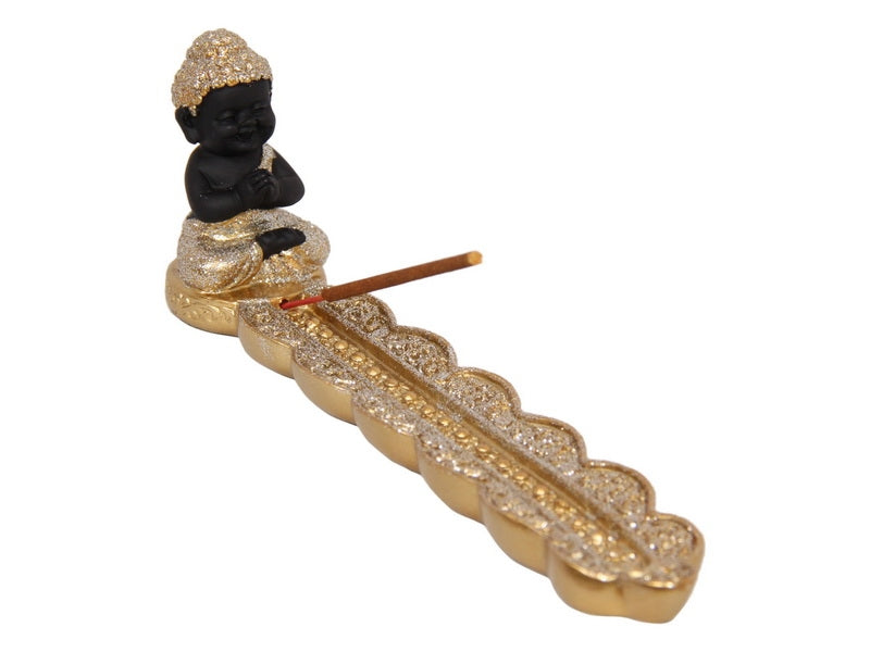 Gold Rulai Buddha Incense Burner