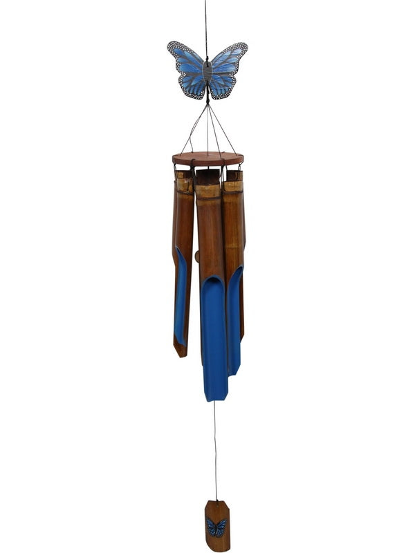 Bamboo Tubes and Butterfly Wind Chime - My Wish List Gifts