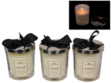 Home Scented Candle in Glass large