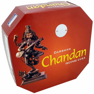 Darshan Chandan Darshan Incense Coils
Box