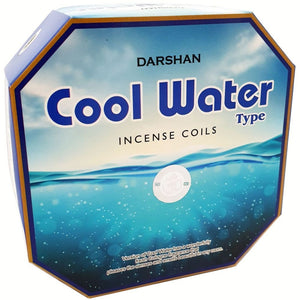 Darshan Cool Water Incense Coils
Box