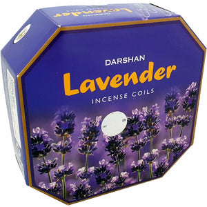 Darshan Lavender Darshan Incense Coils
Box