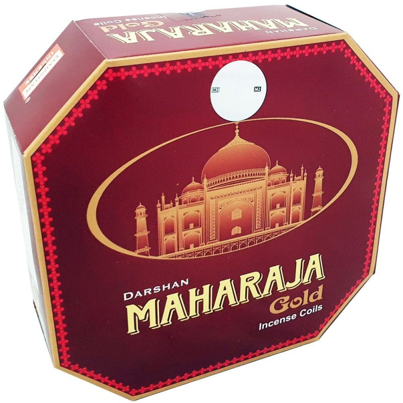 Darshan Maharaja Gold Incense Coils
Box