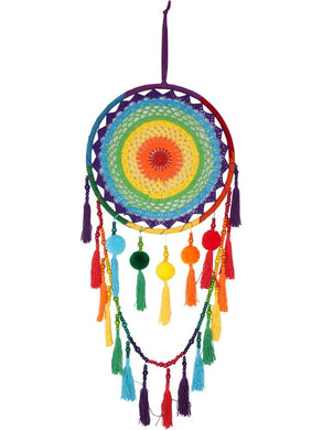 Rainbow Colour Crochet Design Dream Catcher