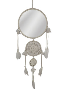 Macrame Mirror Dream Catcher Large