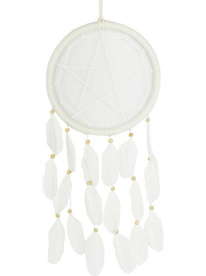 White Pentagram Dream Catcher