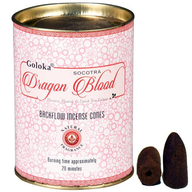 Goloka Backflow Incense Cones Dragon Blood - My Wish List Gifts