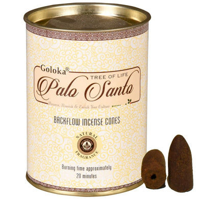 Goloka Backflow Incense Cones Palo Santo - My Wish List Gifts