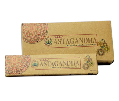 Goloka Organic Astagandha Natural Masala Incense Sticks (15gm) Box - My Wish List Gifts