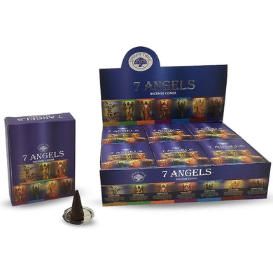 Green Tree 7 Angels Masala Incense Cone - My Wish List Gifts