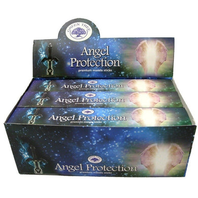 Green Tree Angel Protection Incense Box 15gm - My Wish List Gifts