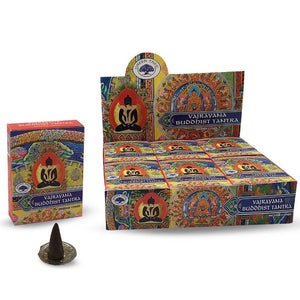 Green Tree Buddhist Tantra Masala Incense Cone - My Wish List Gifts