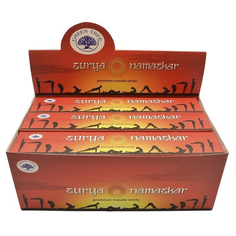 Green Tree Surya Namaskar Incense 15gm - My Wish List Gifts