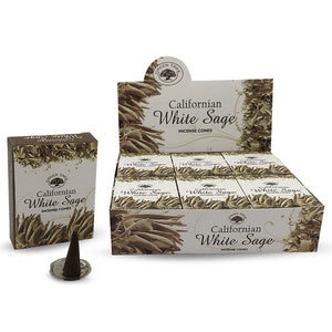 Green Tree Californian White Sage Masala Incense Cone - My Wish List Gifts