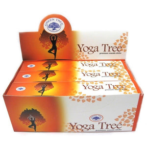 Green Tree Yoga Tree  Masala Incense 15gm - My Wish List Gifts