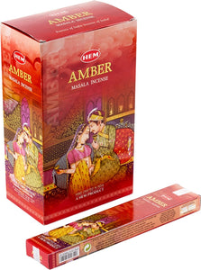 Hem Amber Premium Masala Incense15gm - My Wish List Gifts