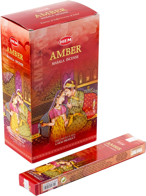 Hem Amber Premium Masala Incense15gm - My Wish List Gifts