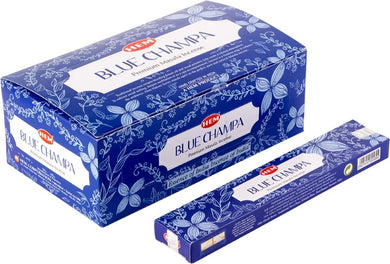 Hem Blue Champa Premium Masala Incense 15gm - My Wish List Gifts