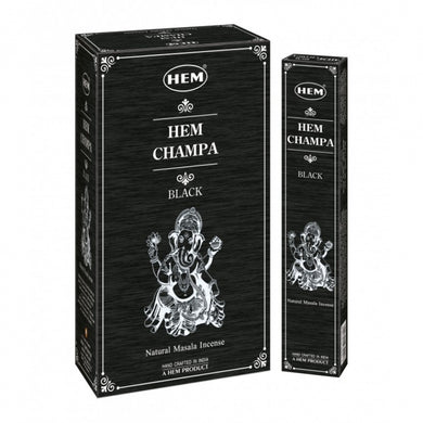 Hem Champa Black Premium Masala Incense 15gm - My Wish List Gifts