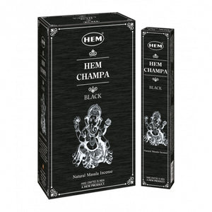 Hem Champa Black Premium Masala Incense 15gm - My Wish List Gifts