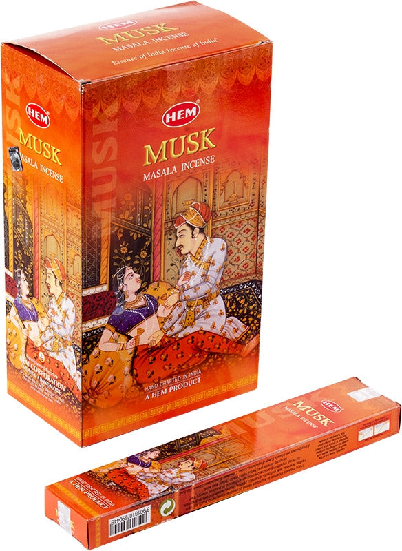 Hem Musk Premium Masala Incense 15gm - My Wish List Gifts