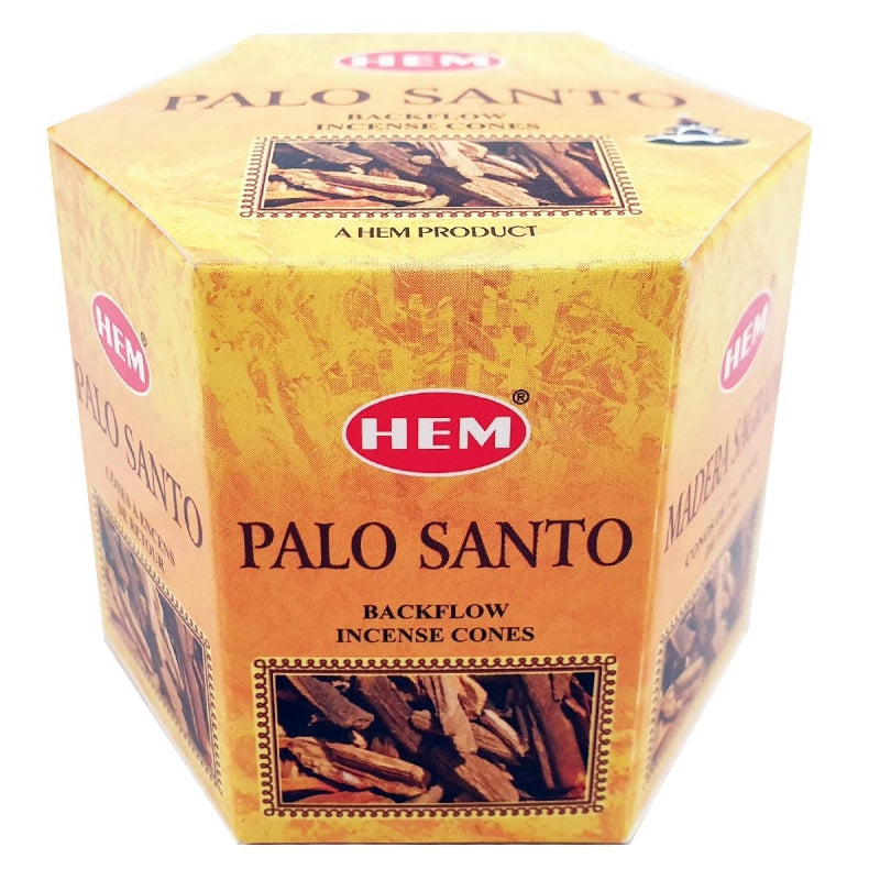 HEM Backflow Incense Cones Palo Santo